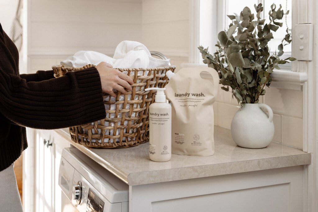 Euclove Laundry Wash product shoot. 